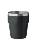 Gobelet Double Paroi Éco-responsable et Durable 250 ml Personnalisé ACERITO Couleurs : noir Matières : acier inoxydable recyclé 