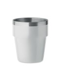 Gobelet Double Paroi Éco-responsable et Durable 250 ml Personnalisé ACERITO Couleurs : blanc Matières : acier inoxydable recyclé