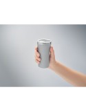 Gobelet Éco-responsable Double Paroi Personnalisé 160 ml OZ Couleurs : gris Matières : acier inoxydable recyclé personnalisation