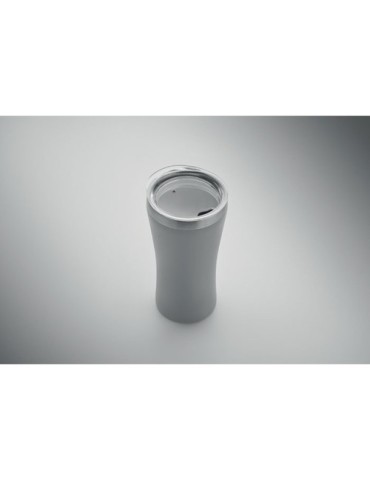 Gobelet Éco-responsable Double Paroi Personnalisé 160 ml OZ Couleurs : gris Matières : acier inoxydable recyclé cadeau entrepris