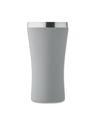 Gobelet Éco-responsable Double Paroi Personnalisé 160 ml OZ Couleurs : gris Matières : acier inoxydable recyclé marquage laser u