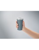 Gobelet Éco-responsable Double Paroi Personnalisé 160 ml OZ Couleurs : bleu pétrole Matières : acier inoxydable recyclé livraiso