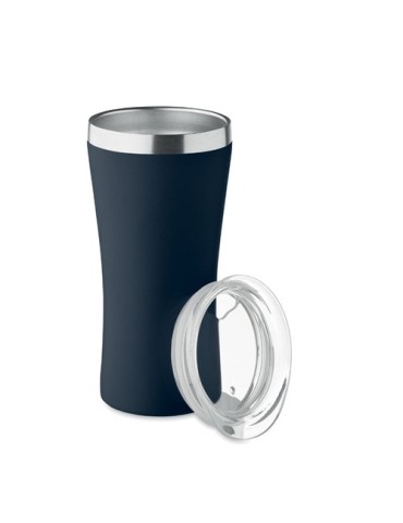 Gobelet Éco-responsable Double Paroi Personnalisé 160 ml OZ Couleurs : bleu marine Matières : acier inoxydable recyclé goodies e