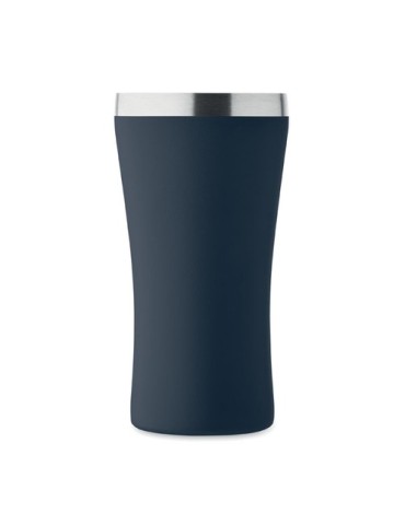Gobelet Éco-responsable Double Paroi Personnalisé 160 ml OZ Couleurs : bleu marine Matières : acier inoxydable recyclé impressio