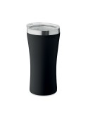 Gobelet Éco-responsable Double Paroi Personnalisé 160 ml OZ Couleurs : noir Matières : acier inoxydable recyclé cadeau entrepris
