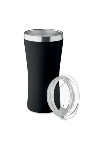 Gobelet Éco-responsable Double Paroi Personnalisé 160 ml OZ Couleurs : noir Matières : acier inoxydable recyclé livraison expres