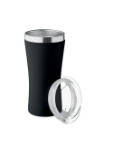 Gobelet Éco-responsable Double Paroi Personnalisé 160 ml OZ Couleurs : noir Matières : acier inoxydable recyclé livraison expres