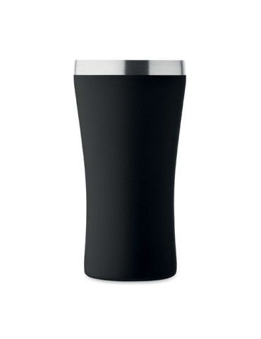Gobelet Éco-responsable Double Paroi Personnalisé 160 ml OZ Couleurs : noir Matières : acier inoxydable recyclé goodies personna