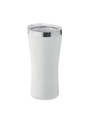 Gobelet Éco-responsable Double Paroi Personnalisé 160 ml OZ Couleurs : blanc Matières : acier inoxydable recyclé personnalisable