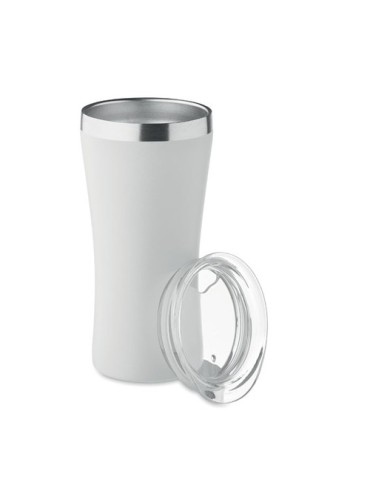 Gobelet Éco-responsable Double Paroi Personnalisé 160 ml OZ Couleurs : blanc Matières : acier inoxydable recyclé cadeau client o