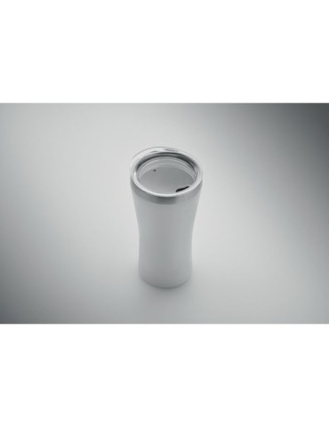 Gobelet Éco-responsable Double Paroi Personnalisé 160 ml OZ Couleurs : blanc Matières : acier inoxydable recyclé personnalisable