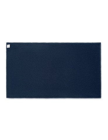 Serviette  personnalisée 100x170cm - SEAQUAL® Matières : coton recyclé Couleurs : bleu cadeau collaborateur premium