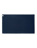 Serviette  personnalisée 100x170cm - SEAQUAL® Matières : coton recyclé Couleurs : bleu cadeau collaborateur premium