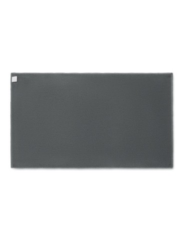 Serviette  personnalisée 100x170cm - SEAQUAL® Matières : coton recyclé Couleurs : gris objet promotionnel éco-responsable