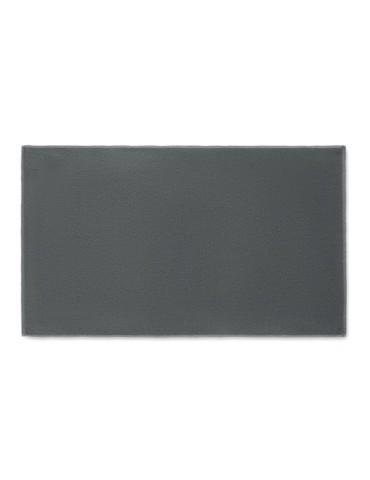 Serviette  personnalisée 100x170cm - SEAQUAL® Matières : coton recyclé Couleurs : gris personnalisation rapide en France