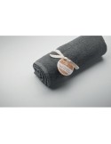Serviette  personnalisée 100x170cm - SEAQUAL® Matières : coton recyclé Couleurs : gris objet publicitaire robuste
