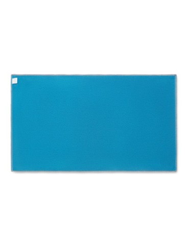 Serviette  personnalisée 100x170cm - SEAQUAL® Matières : coton recyclé Couleurs : turquoise livraison express 24h 48h