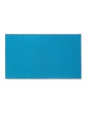 Serviette  personnalisée 100x170cm - SEAQUAL® Matières : coton recyclé Couleurs : turquoise accessoire événementiel unique