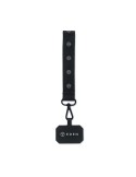 Sangle personnalisée en polyester pour téléphone CELESTE Matières : PET Couleurs : noir impression haute définition