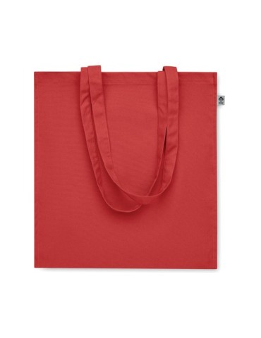 Sac shopping  en coton bio personnalisé - BENTE COLOUR Matières : coton Couleurs : rouge cadeau collaborateur premium