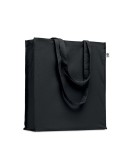 Sac shopping  en coton bio personnalisé - BENTE COLOUR Matières : coton Couleurs : noir personnalisation rapide en France