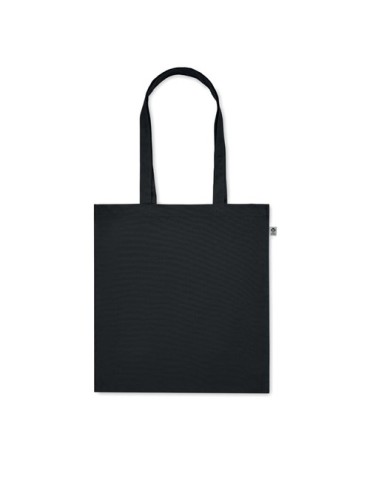 Sac shopping  en coton bio personnalisé - BENTE COLOUR Matières : coton Couleurs : noir personnalisation sur mesure