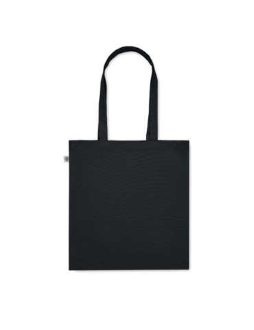 Sac shopping  en coton bio personnalisé - BENTE COLOUR Matières : coton Couleurs : noir impression haute définition