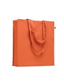 Sac shopping  en coton bio personnalisé - BENTE COLOUR Matières : coton Couleurs : orange goodies publicitaire événementiel