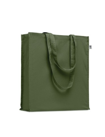 Sac shopping  en coton bio personnalisé - BENTE COLOUR Matières : coton Couleurs : vert personnalisable avec votre logo