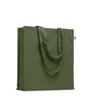 Sac shopping  en coton bio personnalisé - BENTE COLOUR Matières : coton Couleurs : vert personnalisable avec votre logo