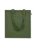 Sac shopping  en coton bio personnalisé - BENTE COLOUR Matières : coton Couleurs : vert personnalisation rapide en France