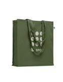 Sac shopping  en coton bio personnalisé - BENTE COLOUR Matières : coton Couleurs : vert goodies publicitaire durable
