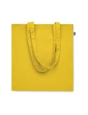 Sac shopping  en coton bio personnalisé - BENTE COLOUR Matières : coton Couleurs : jaune goodies entreprise design