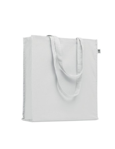 Sac shopping  en coton bio personnalisé - BENTE COLOUR Matières : coton Couleurs : blanc cadeau entreprise pas cher