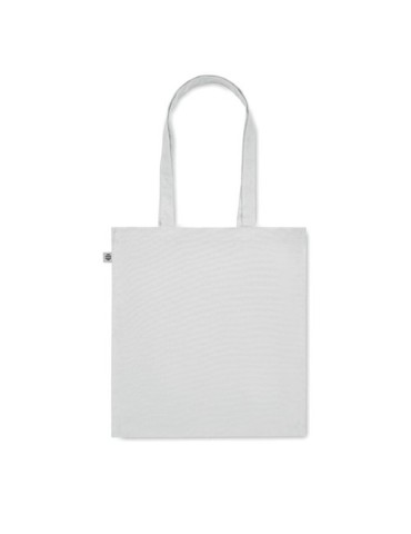 Sac shopping  en coton bio personnalisé - BENTE COLOUR Matières : coton Couleurs : blanc marquage laser ultra précis