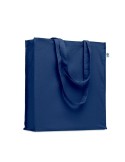 Sac shopping  en coton bio personnalisé - BENTE COLOUR Matières : coton Couleurs : bleu livraison express 24h 48h