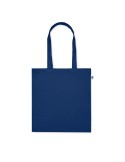 Sac shopping  en coton bio personnalisé - BENTE COLOUR Matières : coton Couleurs : bleu goodies publicitaire durable