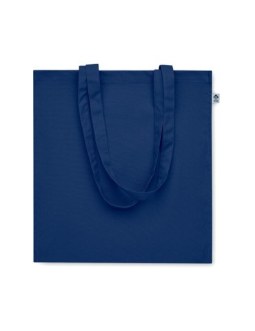 Sac shopping  en coton bio personnalisé - BENTE COLOUR Matières : coton Couleurs : bleu goodies publicitaire événementiel