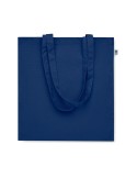 Sac shopping  en coton bio personnalisé - BENTE COLOUR Matières : coton Couleurs : bleu goodies publicitaire événementiel