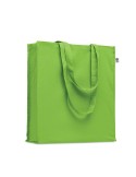 Sac shopping  en coton bio personnalisé - BENTE COLOUR Matières : coton Couleurs : vert citron accessoire événementiel unique