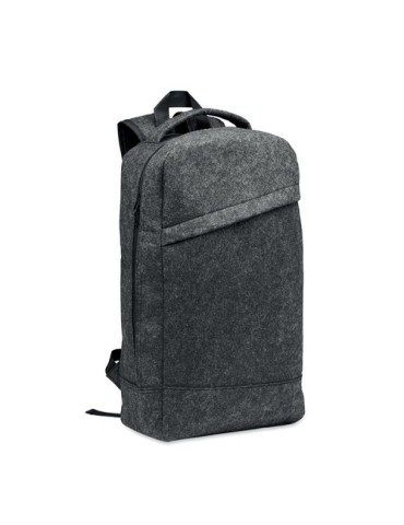 Sac à dos pratique pour ordinateur 13" - LLANA Matières : PET recyclé Couleurs : pierre