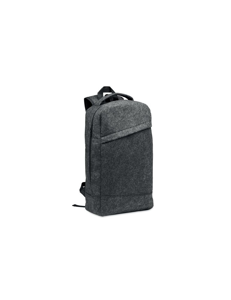 Sac à dos pratique pour ordinateur 13" - LLANA Matières : PET recyclé Couleurs : pierre