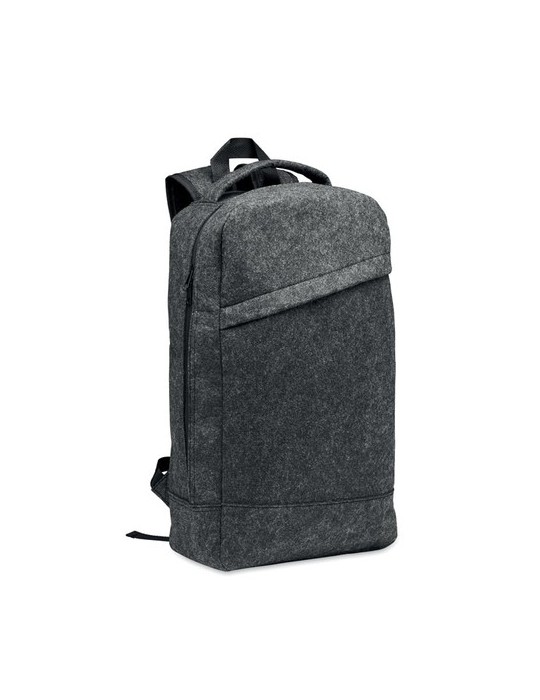 Sac à dos pratique pour ordinateur 13" - LLANA Matières : PET recyclé Couleurs : pierre
