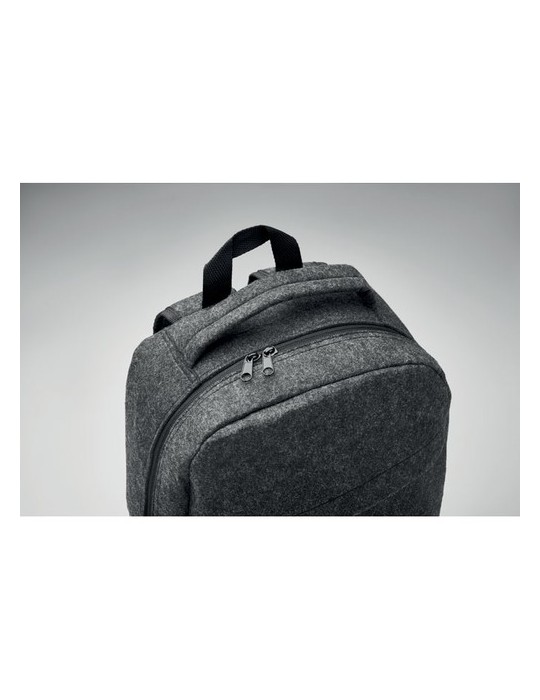 Sac à dos pratique pour ordinateur 13" - LLANA Matières : PET recyclé Couleurs : pierre livraison express 24h 48h