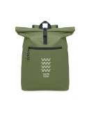 Sac à dos enroulable personnalisé idéal - IREA Matières : PET Couleurs : vert armée objet promo petit budget