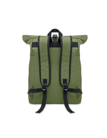 Sac à dos enroulable personnalisé idéal - IREA Matières : PET Couleurs : vert armée impression haute définition