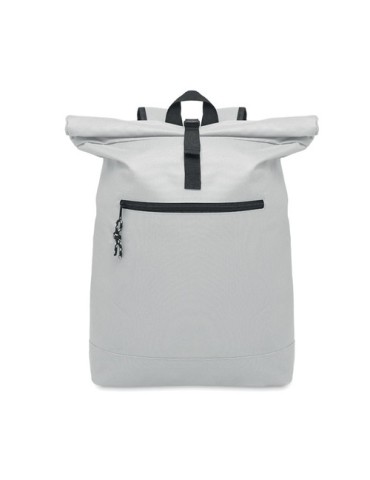 Sac à dos enroulable personnalisé idéal - IREA Matières : PET Couleurs : blanc marquage laser ultra précis
