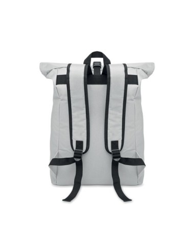 Sac à dos enroulable personnalisé idéal - IREA Matières : PET Couleurs : blanc cadeau affaires élégant