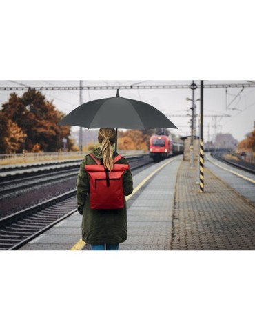 Sac à dos enroulable personnalisé idéal - IREA Matières : PET Couleurs : rouge personnalisation rapide en France