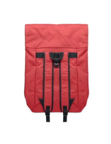 Sac à dos enroulable personnalisé idéal - IREA Matières : PET Couleurs : rouge objet promotionnel éco-responsable